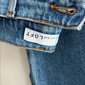 LOFT Light Blue Denim Jeans high waist/wide leg